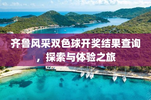 齐鲁风采双色球开奖结果查询，探索与体验之旅