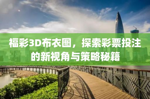 福彩3D布衣图，探索彩票投注的新视角与策略秘籍