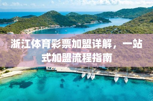 浙江体育彩票加盟详解，一站式加盟流程指南