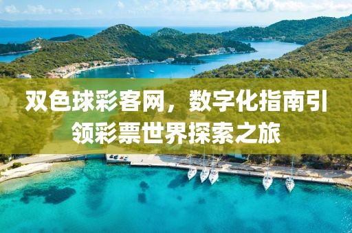 双色球彩客网，数字化指南引领彩票世界探索之旅